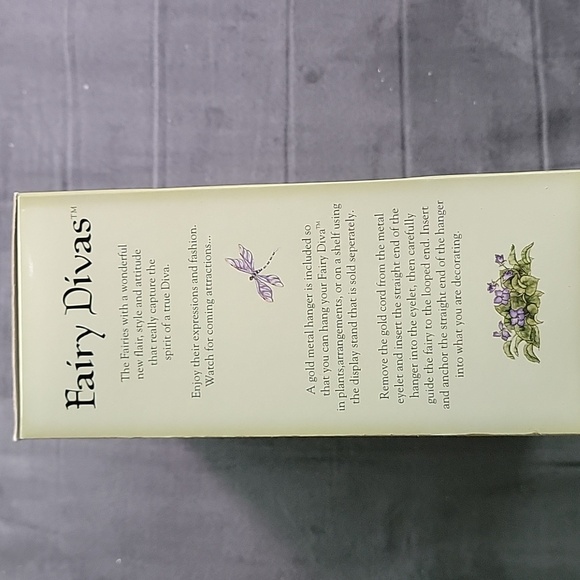 Fairy Divas Holly Diva Christmas Ornament  2002  Retired New in Box - Picture 5 of 5